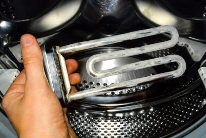 résistance de machine à laver en panne